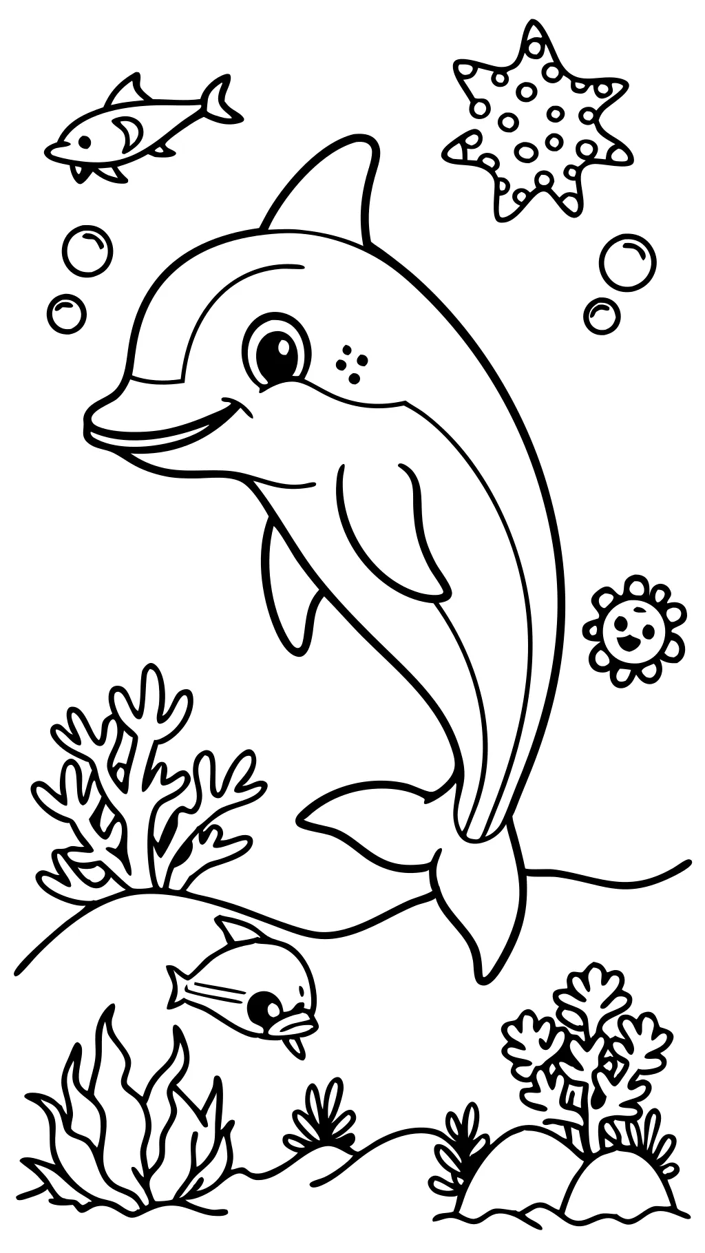 coloriages imprimables dauphins